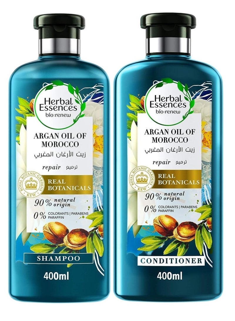 هربل إيسنسز بلسم رينيو ريبير بزيت الارجان المغربي من هيربال اسنسز 400 مل هيربل اسنسز شامبو رينيو بزيت الأرجان المغربي 400 مل