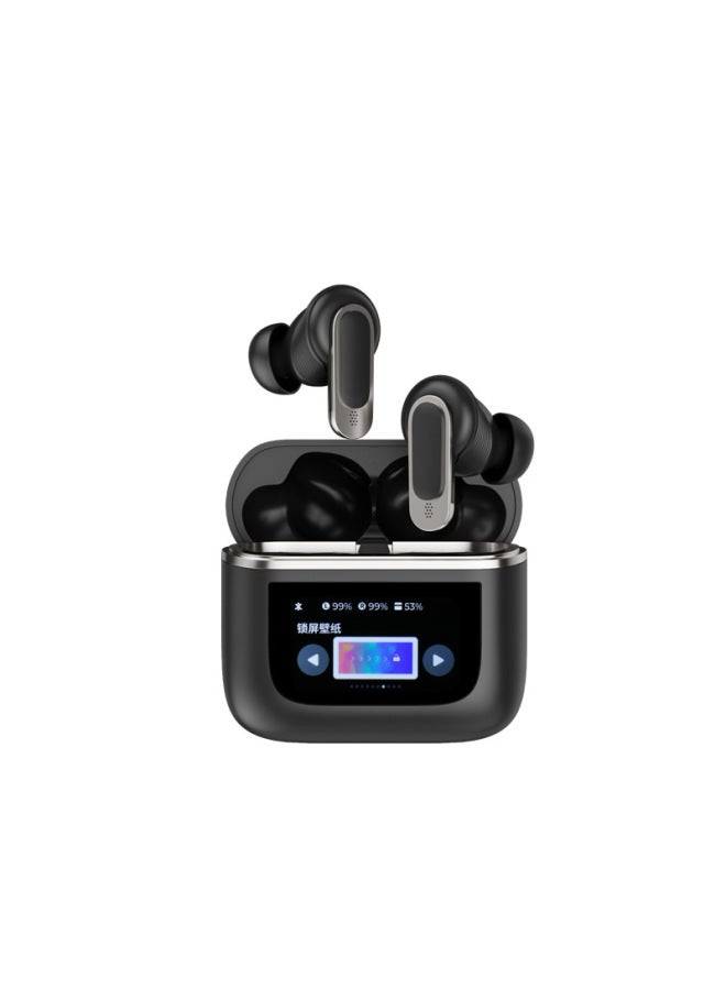 Neutral Bluetooth Headset With Display Long Life Lcd Full Color Touch Screen Wireless Anc Noise Reduction Headset In-ear Headset - Image 5