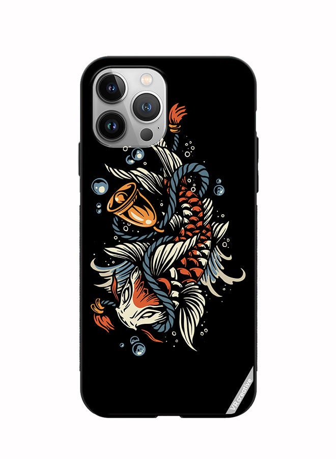 VR CREATIVE Protective Case Cover For Apple iPhone 11 Pro Max Koi Fish Design Multicolour - Image 1
