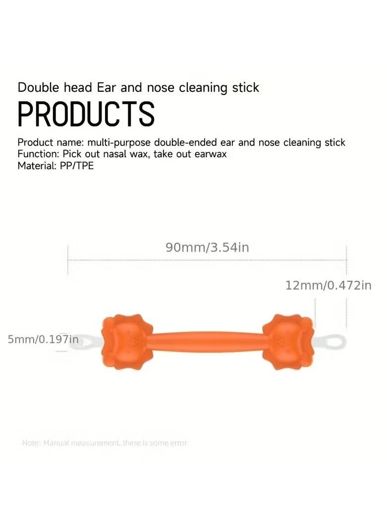 Gonice جهاز تنظيف أنف وأذن الأطفال 2 في 1 مزيل آمن لمخاط الأنف ملقط تنظيف الأنف للأطفال الرضع والأطفال الصغار مزيل شمع الأذن والمخاط يجب أن يكون في متناول الأطفال - Image 4