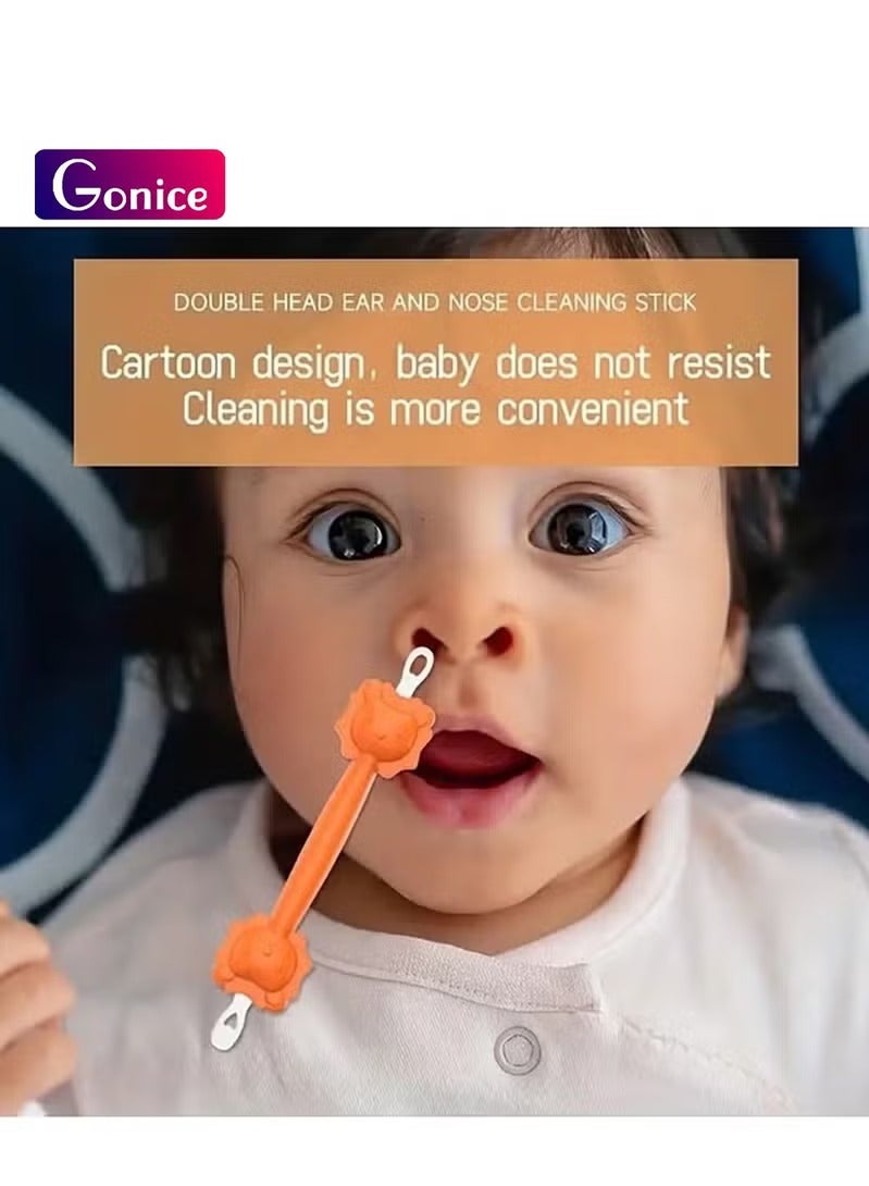 Gonice جهاز تنظيف أنف وأذن الأطفال 2 في 1 مزيل آمن لمخاط الأنف ملقط تنظيف الأنف للأطفال الرضع والأطفال الصغار مزيل شمع الأذن والمخاط يجب أن يكون في متناول الأطفال - Image 3