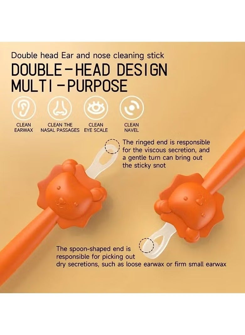 Gonice جهاز تنظيف أنف وأذن الأطفال 2 في 1 مزيل آمن لمخاط الأنف ملقط تنظيف الأنف للأطفال الرضع والأطفال الصغار مزيل شمع الأذن والمخاط يجب أن يكون في متناول الأطفال - Image 5