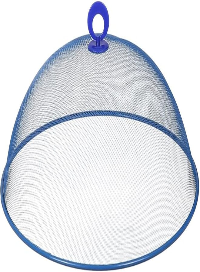 Agfa Circular Stainless Steel Food Cover, 35cm - Blue