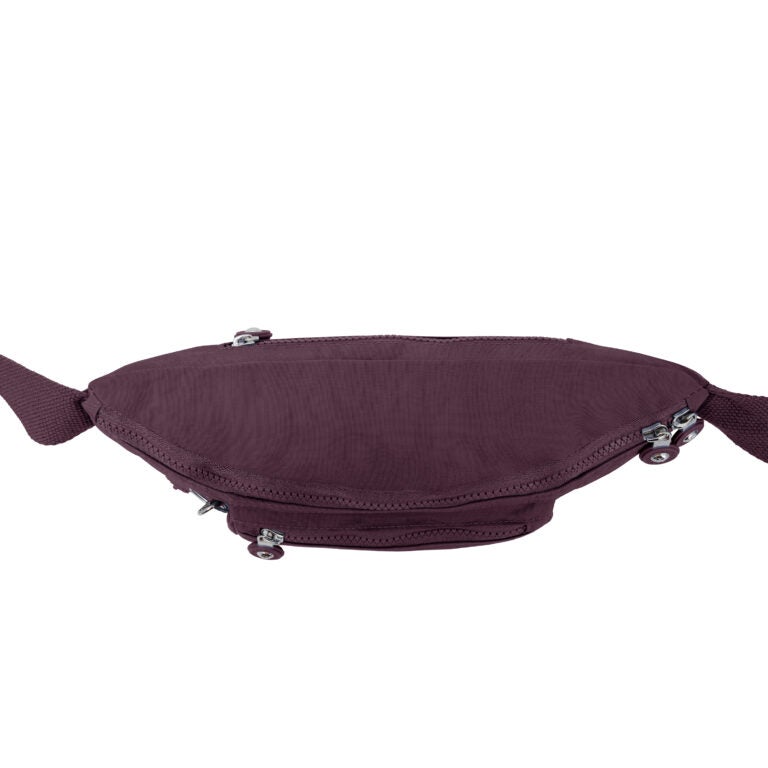 CAPRICE COLLECTION Unisex Bum Bag – Burgundy, Water-Resistant Nylon, 2.1L - Image 4