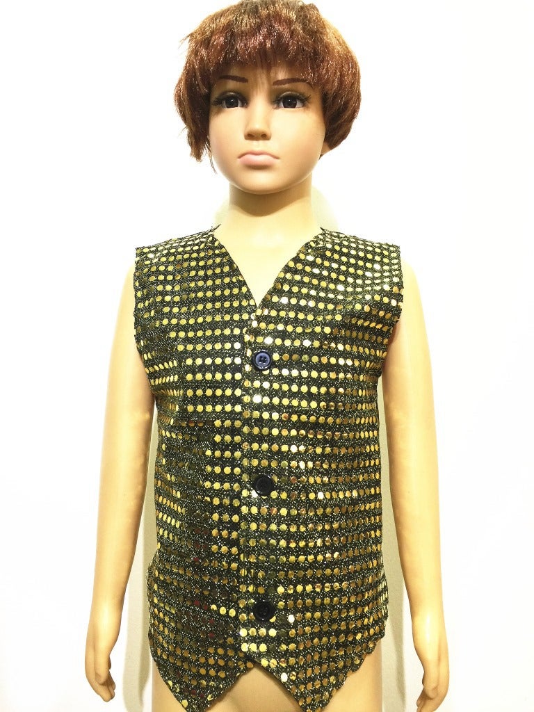 Boys, Girls And Adults Performance Neutral Double-Sided Sequin Patch Pony Clip Kidsren Adult Thin Small Vest 8 Colors - Image 2
