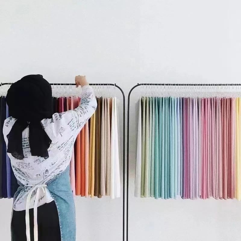 ICW Women Soft Chiffon Georgette Scarves Shawl Stoles Long Scarf Wrap Head Scarves (Pack Of 3 Pc), Female, Multicolour - Image 4