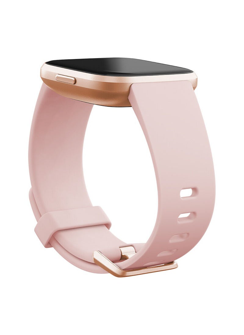 Generic Fitbit Versa 2 Smart Watch Bluetooth Wifi Connection App Compatible Sport Watch Waterproof Screen Material AMOLED Pink 