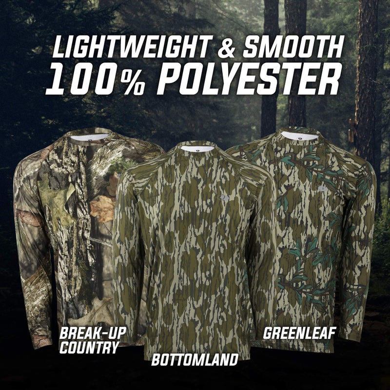 Mossy Oak Standard Camo Hunting Shirts for Men Long Sleeve, Original Treestand, Medium - Image 5