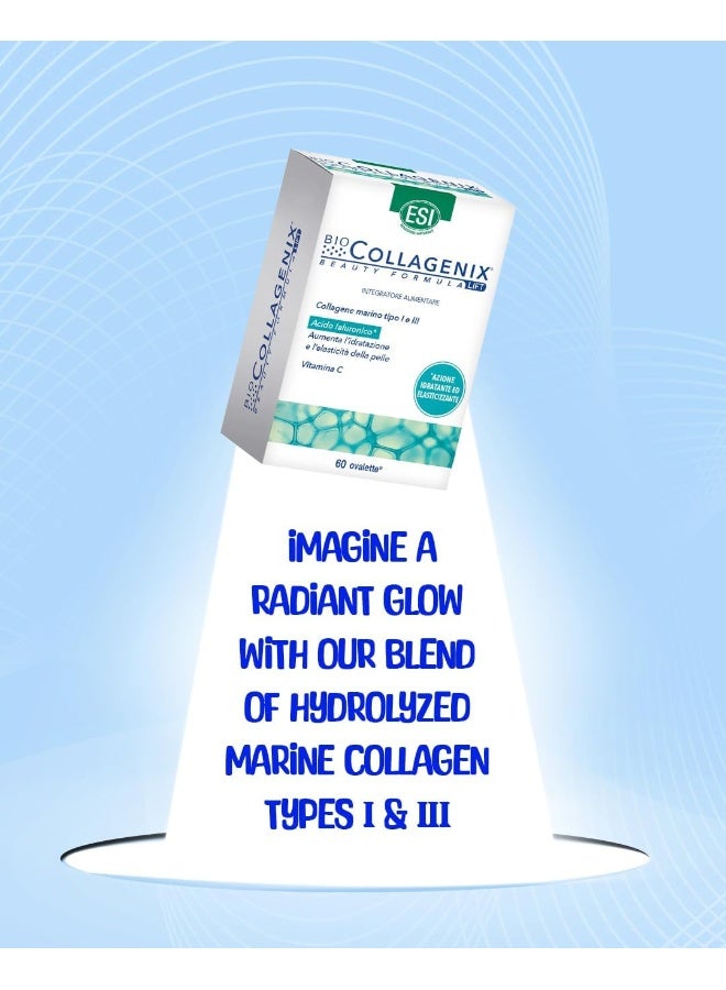 ESI Biocollagenix Hydrolyzed Marine Collagen Supplement 60 Tablets - Image 2