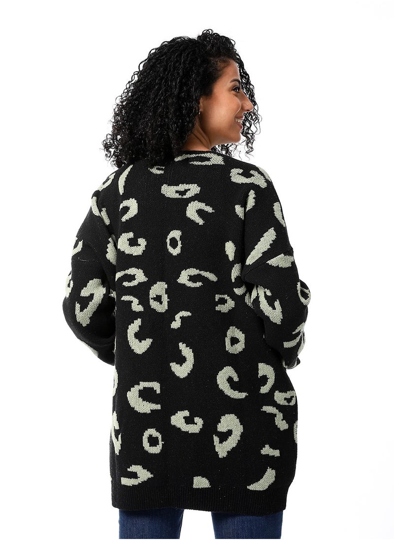 Caesar - Womens Wool Open Cardigan - Image 1