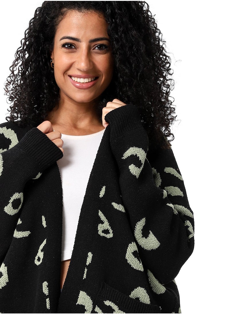Caesar - Womens Wool Open Cardigan - Image 1