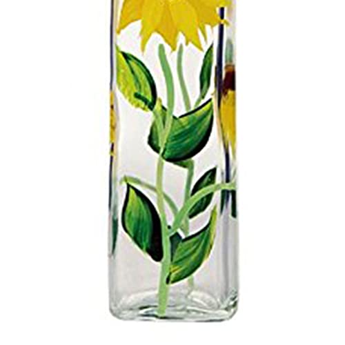 Grant Howard Glass Sunflower Oil & Vinegar Bottle - Image 4