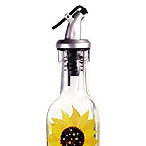 Grant Howard Glass Sunflower Oil & Vinegar Bottle - Image 2