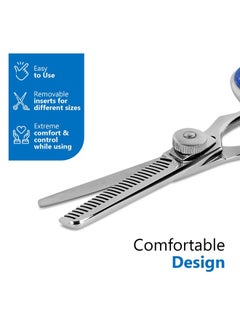 Professional 4.5Inch Thinning Shears  Small Dog Grooming Scissors For Dogs' Faces And Eyes  Sharp & Durable  Ideal For Tight Spaces And Detailed Grooming  Pet And Cat Grooming Supplies - pzsku/ZB571DF9524BBA4938097Z/45/_/1726221352/31f33dbb-9688-4663-80b3-c28757fd438b