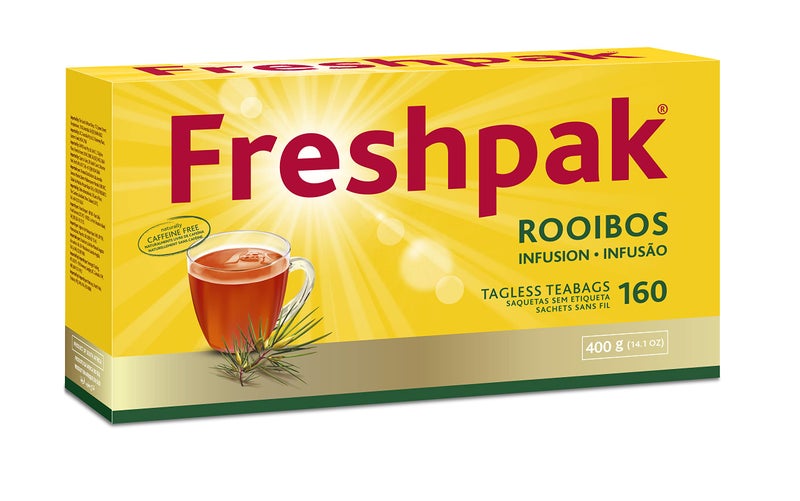 Freshpak Pure Rooibos Tea, New Packaging, 160 Teabags - Image 1