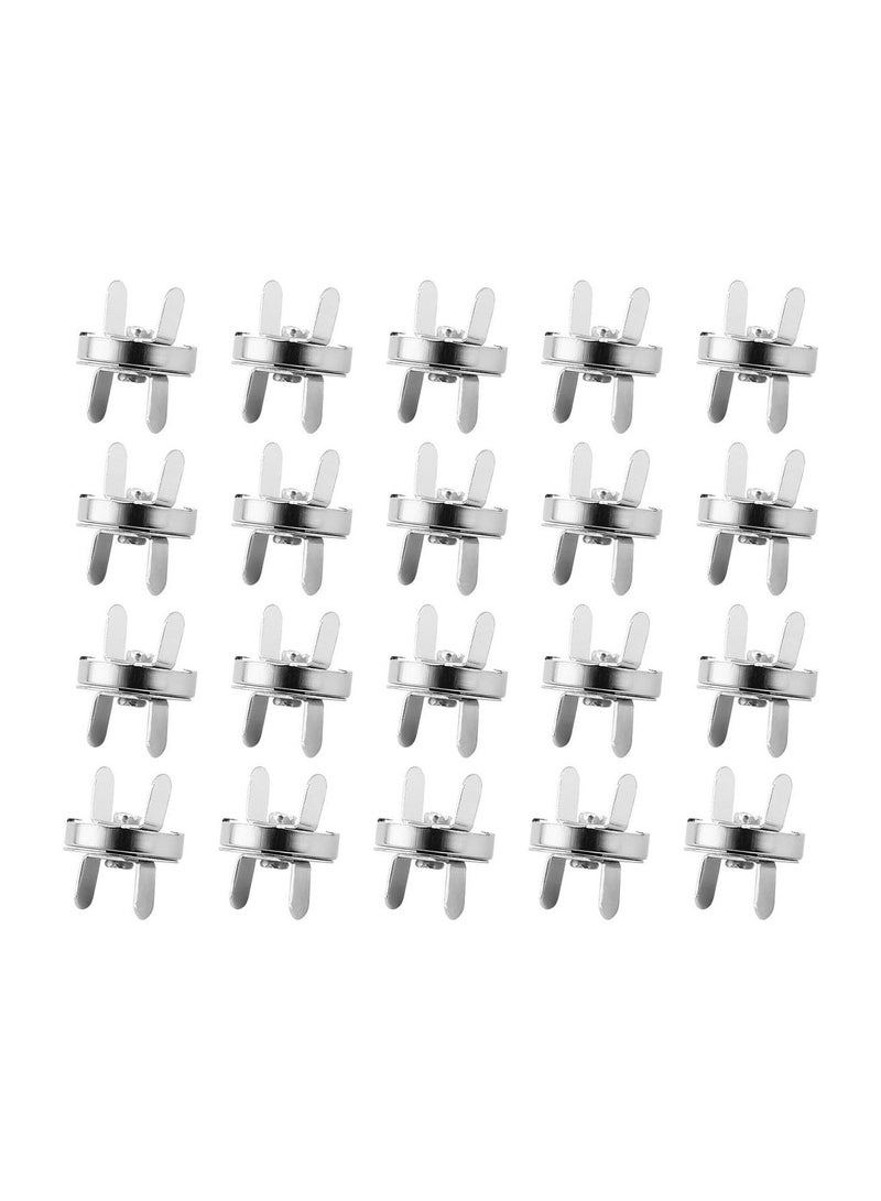 GGOOT 20pcs Bag Purse Clasps Magnetic Buttons Snaps Fasteners Handbag Craft Sewing Leather Coat Buttons Bag Parts Accessories  - Image 1