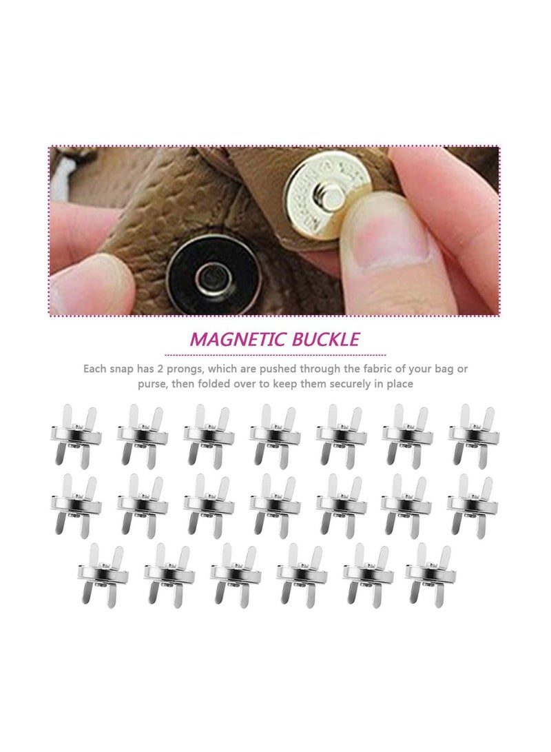 GGOOT 20pcs Bag Purse Clasps Magnetic Buttons Snaps Fasteners Handbag Craft Sewing Leather Coat Buttons Bag Parts Accessories  - Image 4