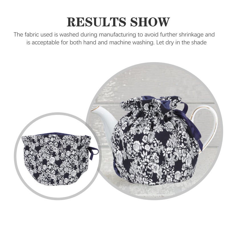 Folk Drawstring Teapot Protector Insulation Cover Keep Warm Tea Pot Cover for Home - Image 5