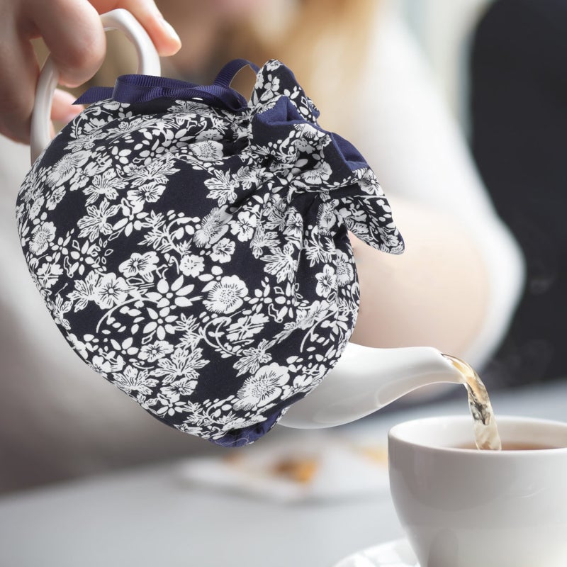 Folk Drawstring Teapot Protector Insulation Cover Keep Warm Tea Pot Cover for Home - Image 1