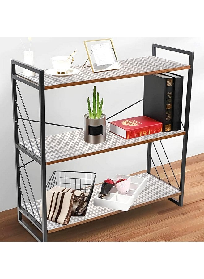 Kuber Industries Shelf Liner | 5 Meter EVA Kitchen Cabinet Shelf Mat | Anti-Slip Bathroom Mat | Fridge Mat | Table Mat | Zig Zag Design Wardrobe Mat | Grey - Image 4