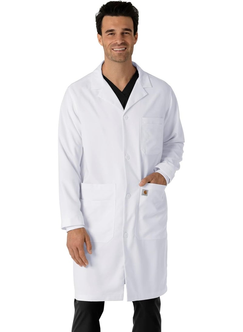 Dozen Unisex-adult Knee Length Long Lab Coat for Medical Srudents, Doctors and Pharmacy Staff Medical Scrubs Shirt,Size-SS - Image 1