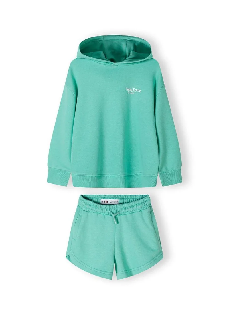 MINOTI Teen Girls Hoodie and Short Set
