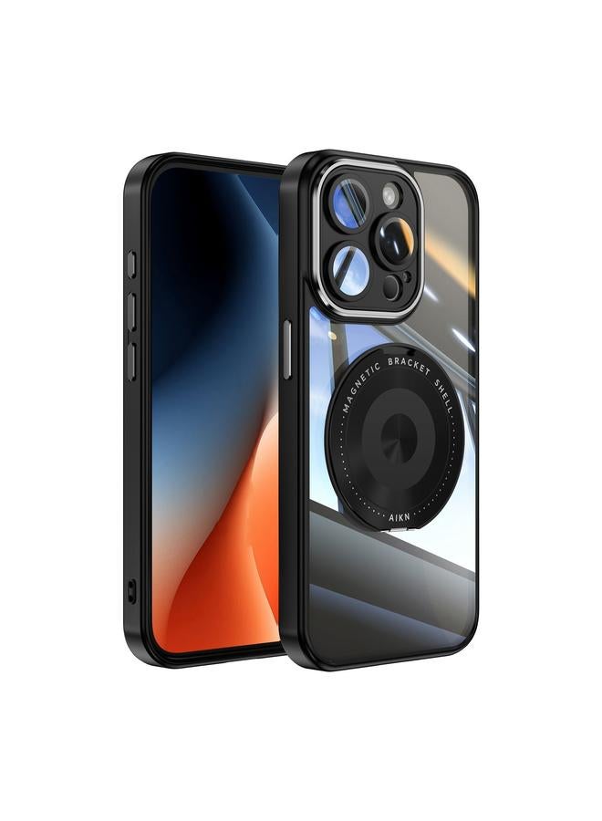 زبون جراب لهاتف iPhone 13 Pro مع حامل 360 Magsafe من الأكريليك الهجين المصنوع من مادة TPU - Image 1