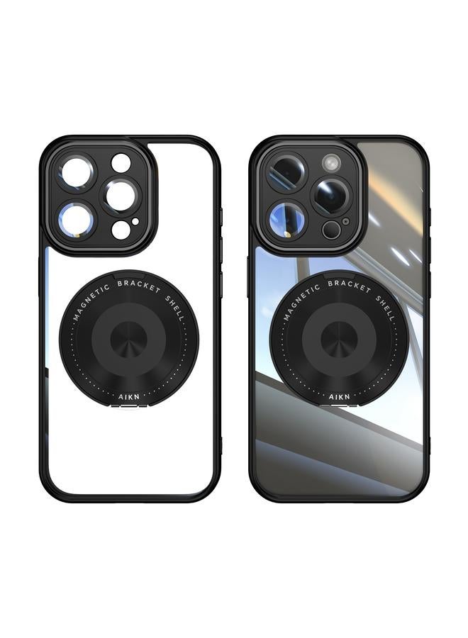 زبون جراب لهاتف iPhone 13 Pro مع حامل 360 Magsafe من الأكريليك الهجين المصنوع من مادة TPU - Image 2