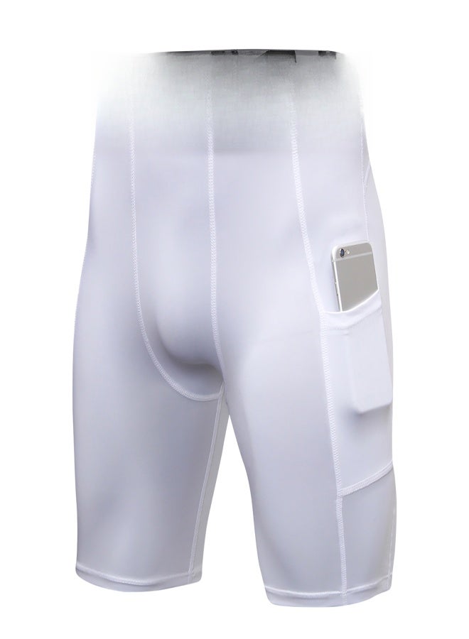 YEL PRO 4 Packs Men Compression Shorts Active Workout Underwear with Pocket - Image 3