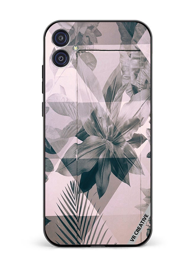 VR CREATIVE Protective Case Cover For Samsung Galaxy M04/F04 Symmetric Flore Design Multicolour - Image 1