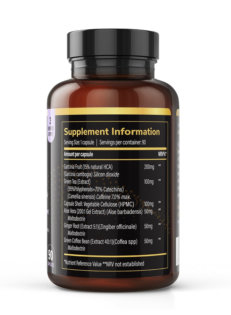 VITAPROS Slimming Aid – Weight Management & Fat Metabolism Support with Garcinia Cambogia, Green Tea & Green Coffee - Image 2