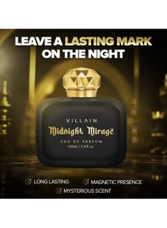 VILLAIN Midnight Mirage Eau De Parfum for Men 100ml  - Image 5