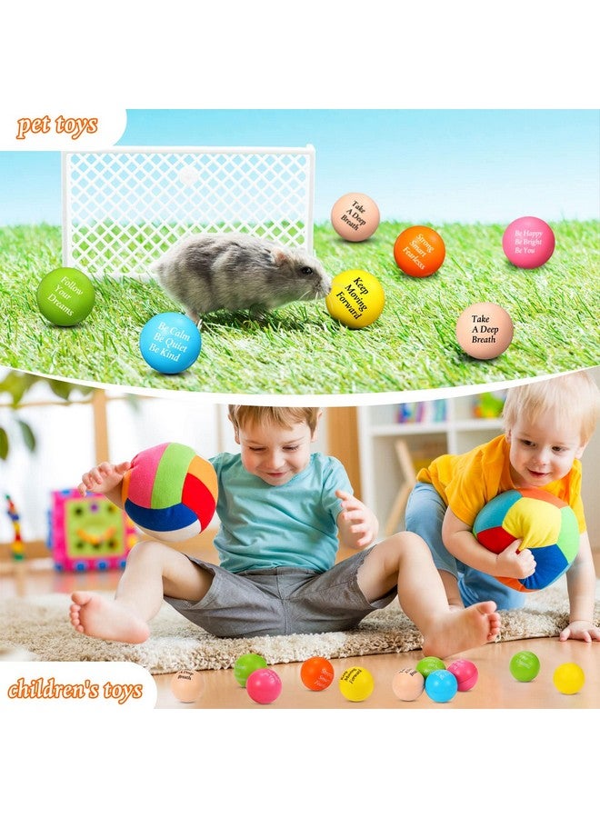 Aoriher 36 Pcs Motivational Stress Balls Colorful Stress Balls Bulk Quotes Inspirational Funny Foam Toys Hand Exercise Gifts for Office Small Toys for Motivating Supply(Multicolor) - Image 5