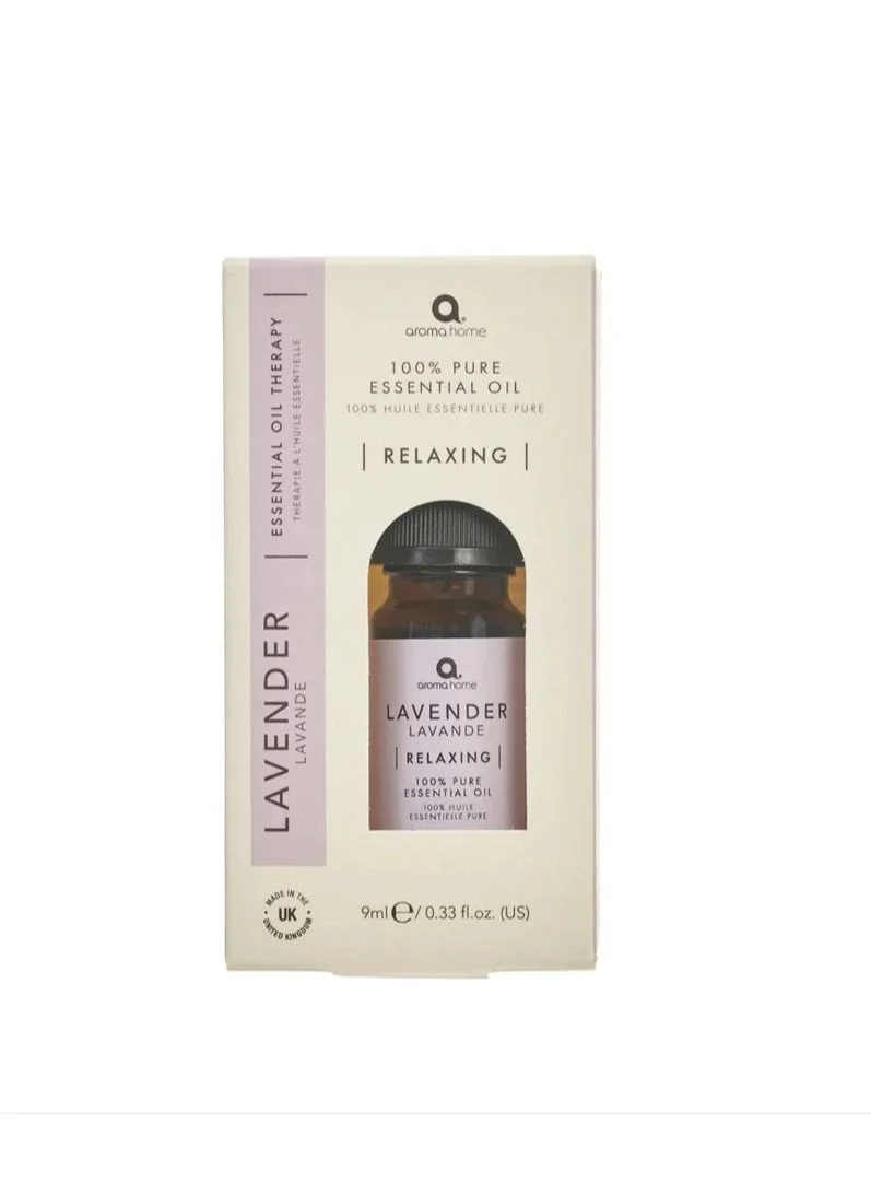 اروما هوم Aroma Home Lavender 100% Pure Essential Oil, 9ml