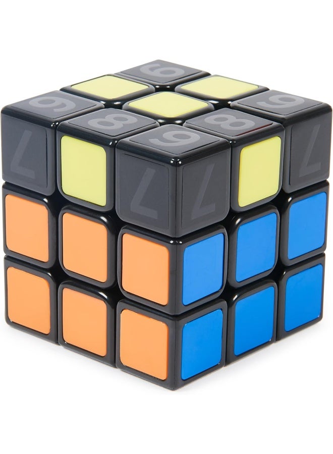 Rubik's مكعب مدرب روبيك، تعلم حل مكعب 3x3 مع ملصقات، دليل، وفيديوهات | لعبة فidget لتخفيف التوتر | لعبة فidget للكبار | هدايا صغيرة، للأعمار 8 وما فوق - Image 1