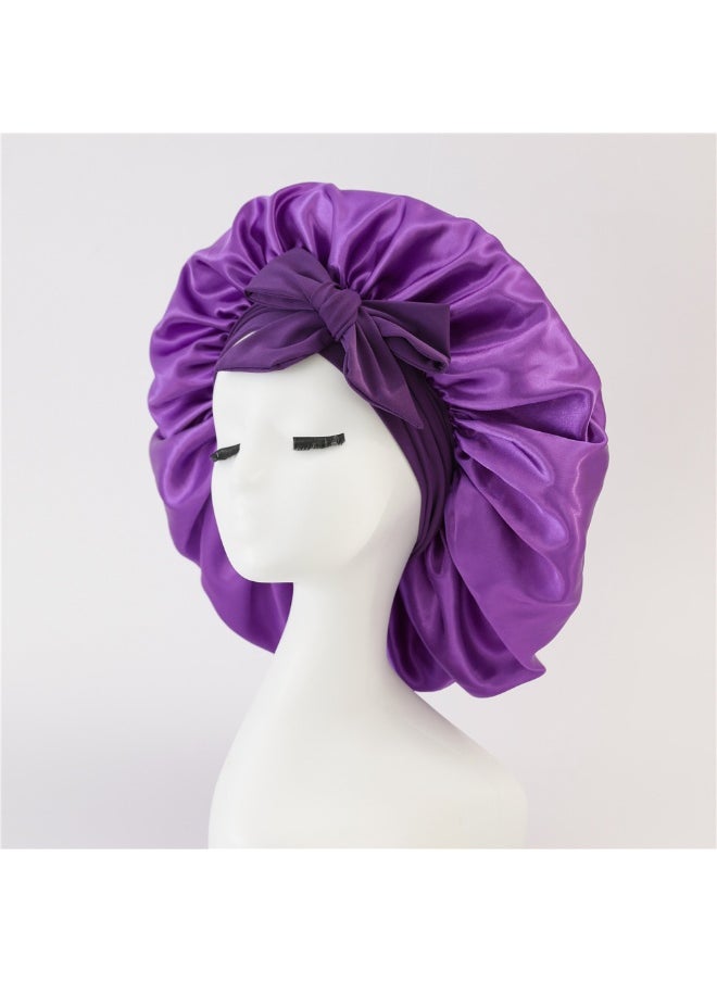 Trendy Satin Ribbon Bow Round Hat - Faux Silk Beauty Hair Care Cap - pzsku/ZB5724BCBC5DBF3C94F5FZ/45/_/1741154542/746ee532-4215-4e4a-9fe9-4a405c1b6ab5