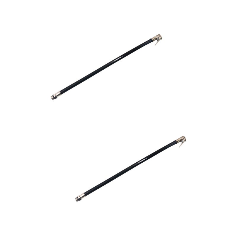 2pcs Inflator Extension Hose Inflator Hose Adapter Vehicle Inflator Tube With Chuck - Image 1