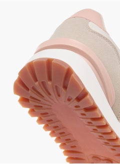 Lee Cooper Women's Colourblock Sneakers with Lace-Up Closure  - Image 5