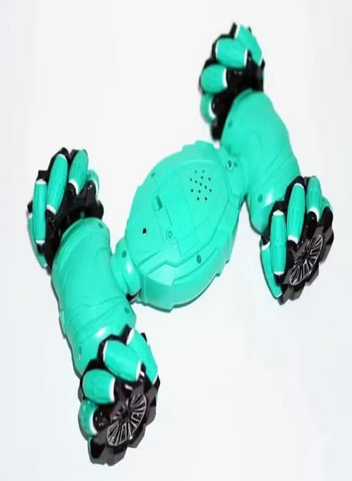 Self-Rotating Stunt Car, 27Cm Remote Control Stunt Car With Hand Control (Watch And Remote Control) Multi-Color - Image 3