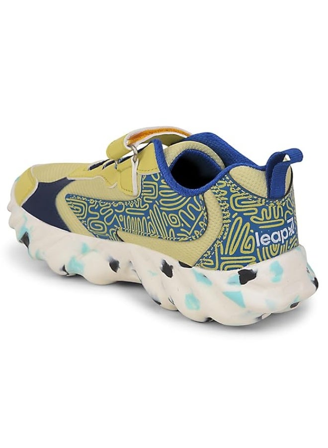 Liberty Leap7x Denial-2 Sports Non Lacing Walking Shoes for Kids with EVA Sole | Suitable for Running and Jogging | Comfortable Outsole | Lightweight Durable and Cushioned Footbed - Image 4