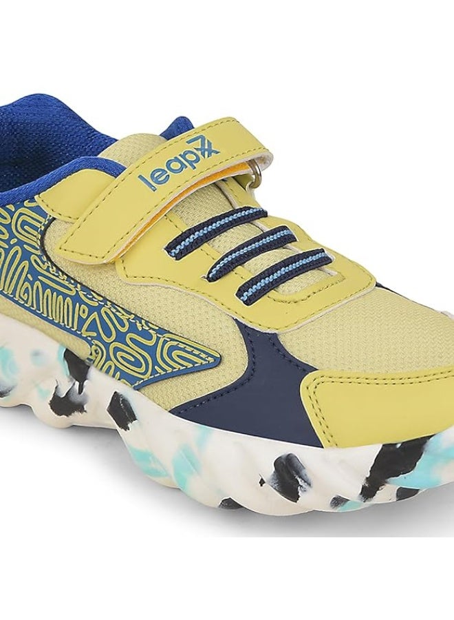 Liberty Leap7x Denial-2 Sports Non Lacing Walking Shoes for Kids with EVA Sole | Suitable for Running and Jogging | Comfortable Outsole | Lightweight Durable and Cushioned Footbed - Image 3