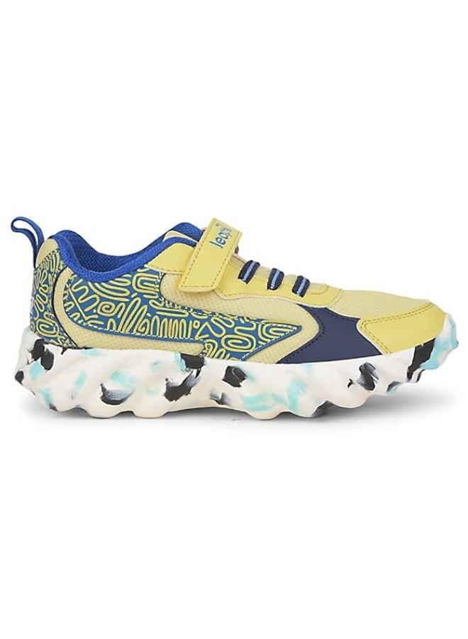 Liberty Leap7x Denial-2 Sports Non Lacing Walking Shoes for Kids with EVA Sole | Suitable for Running and Jogging | Comfortable Outsole | Lightweight Durable and Cushioned Footbed - Image 2