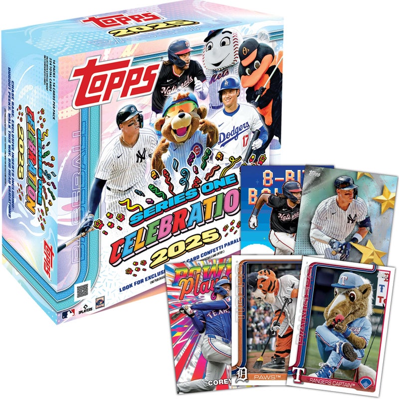 توبس 2025 Topps Series 1 Baseball - Factory Sealed - Mega Celebration - Image 2