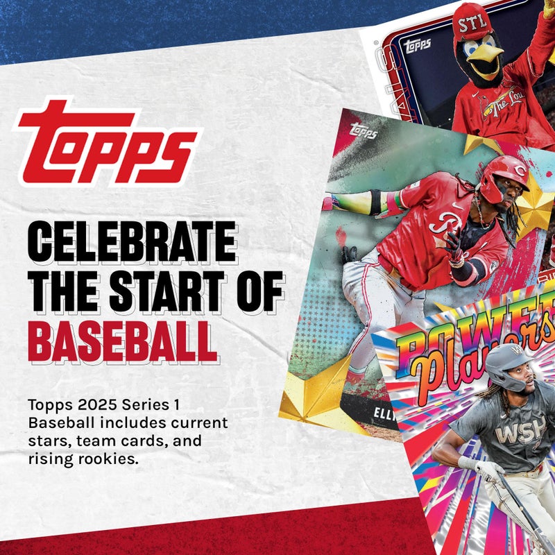 توبس 2025 Topps Series 1 Baseball - Factory Sealed - Mega Celebration - Image 3