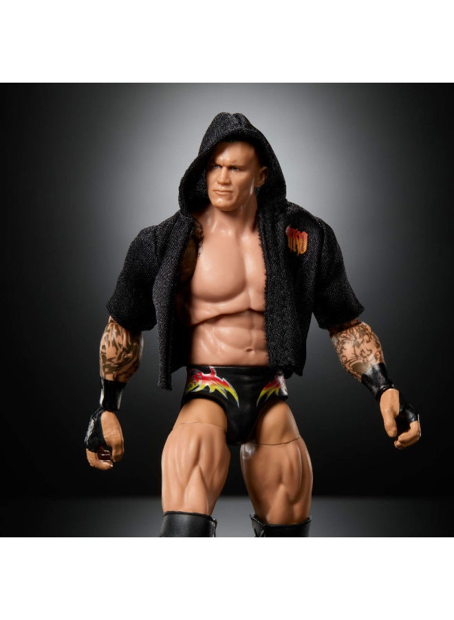 WWE Mattel WWE Ultimate Edition Action Figure & Accessories Set, Randy Orton 6-inch Collectible with Swappable Heads & Hands, 30 Articulation Points​ - Image 2
