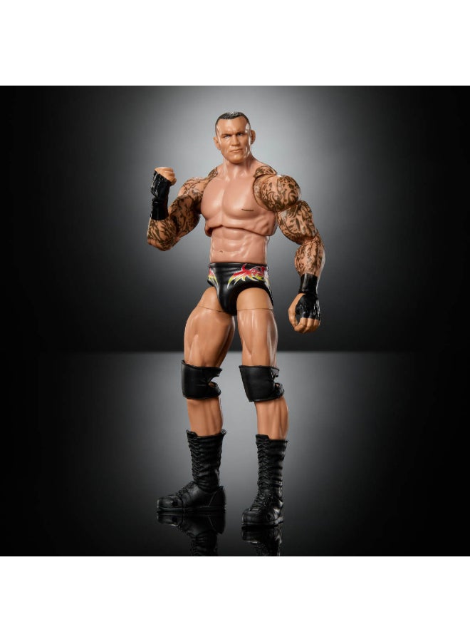 WWE Mattel WWE Ultimate Edition Action Figure & Accessories Set, Randy Orton 6-inch Collectible with Swappable Heads & Hands, 30 Articulation Points​ - Image 3