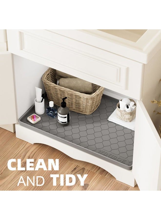 Winisok Silicone Under Sink Mat 28" x 19" Kitchen Essentials & Accessories, Shelf Liner & Cabinet Protector, Organizers & Storage - Image 4