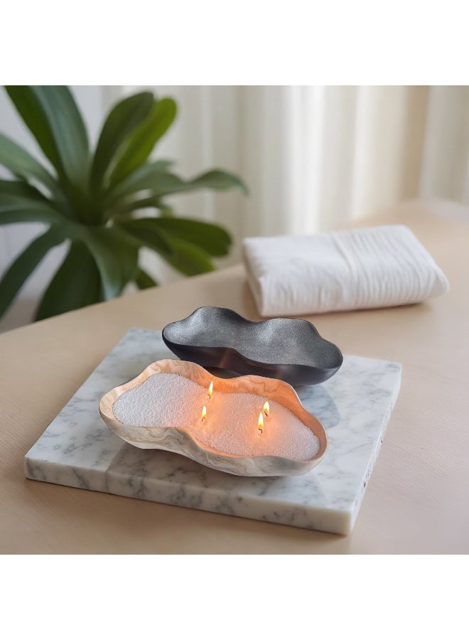 Irregular Sand Wax Candle Tray - Image 4