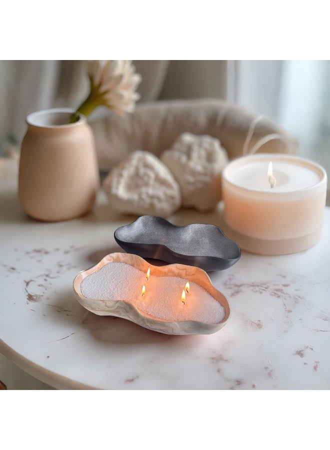 Irregular Sand Wax Candle Tray - Image 1
