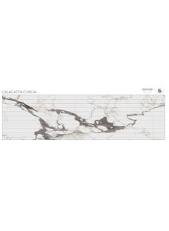 SOMANY Calacatta Corchia 26 Shape Floor Tile - 800x2600mm, 15mm Thickness, 2.08 SQM - Luxury Marble Look Floor Tile, High-Quality Ceramic Tile for Flooring, Elegant Flooring Solution  - Image 2